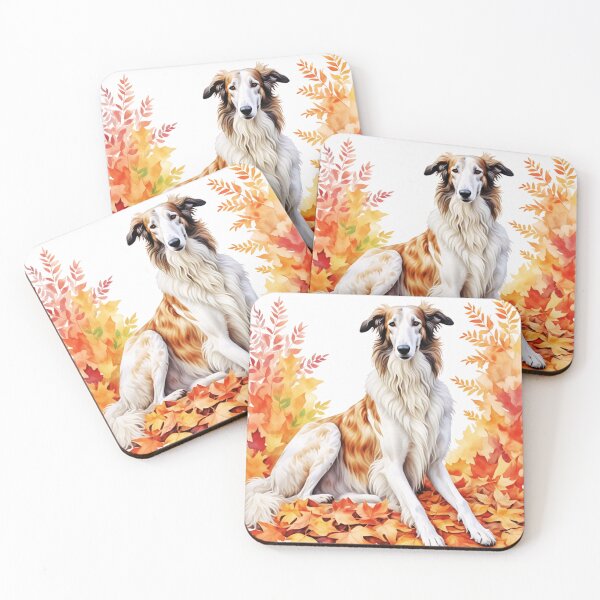 Item preview, Borzoi Dog In Autumn designed and sold by TheAnimalZ00.