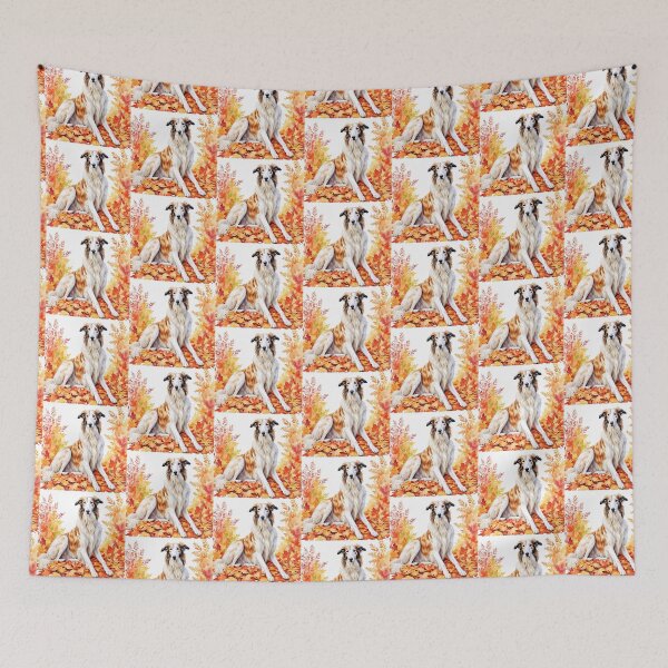 Item preview, Borzoi Dog In Autumn designed and sold by TheAnimalZ00.