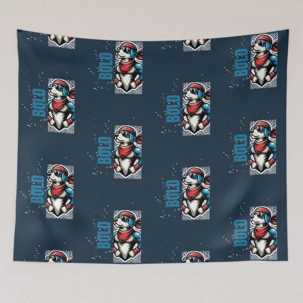 Item preview, The Bold Blue Dog designed and sold by Sarah  English.