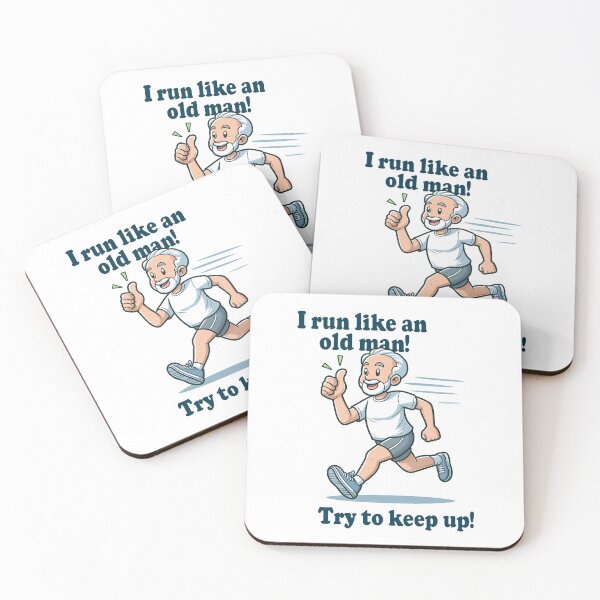 Item preview, Run Like An Old Man! designed and sold by Black Sands Art.