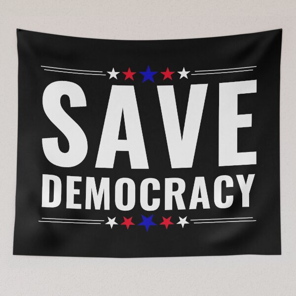 Item preview, Save Democracy designed and sold by Teetreasure2.