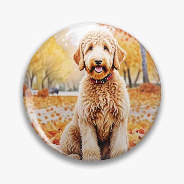 Artikelvorschau, Goldendoodle im Herbst entworfen und verkauft von TheAnimalZ00.
