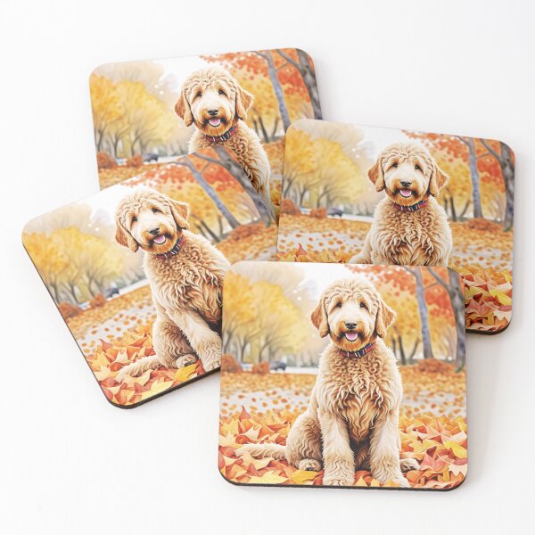 Artikelvorschau, Goldendoodle im Herbst entworfen und verkauft von TheAnimalZ00.