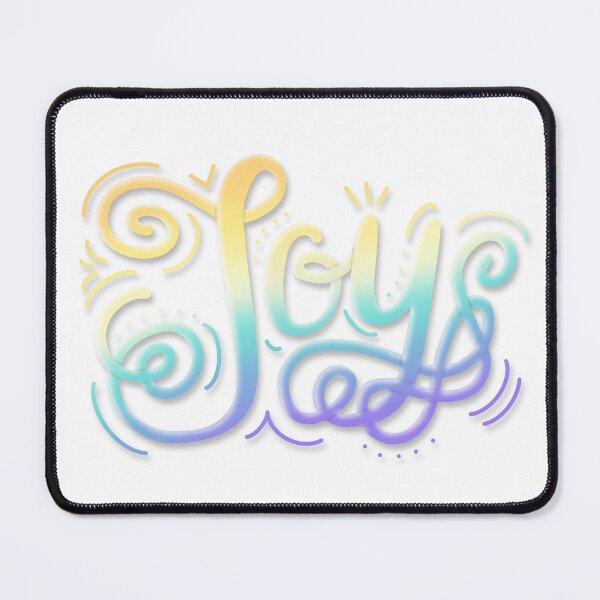 Item preview, Joy Hand Lettering Genderfaun Pride Pastel Blue designed and sold by JoyfulJen.