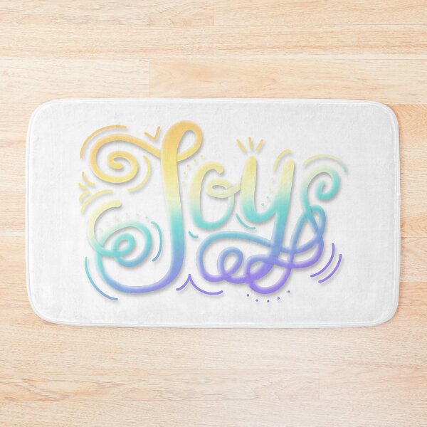 Item preview, Joy Hand Lettering Genderfaun Pride Pastel Blue designed and sold by JoyfulJen.