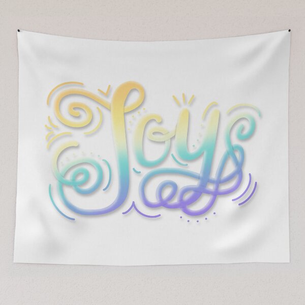 Item preview, Joy Hand Lettering Genderfaun Pride Pastel Blue designed and sold by JoyfulJen.