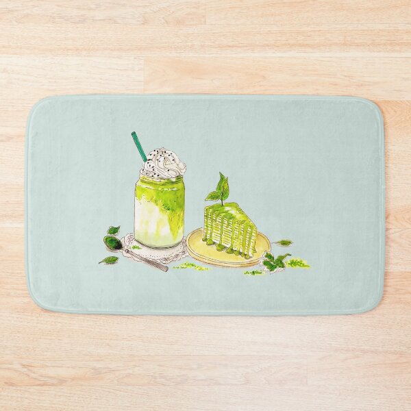 Item preview, Matcha Smoothy Milk Tea and Mille Crepe Cake designed and sold by Green2711.