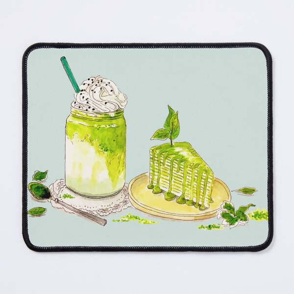 Item preview, Matcha Smoothy Milk Tea and Mille Crepe Cake designed and sold by Green2711.