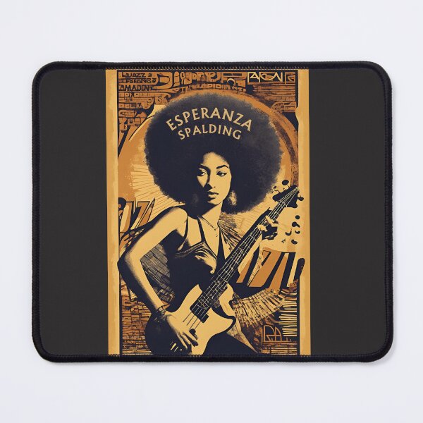 Item preview, Vintage Esperanza Spalding Minimalist Bassist Jazz Musician Singer designed and sold by FociCreate.