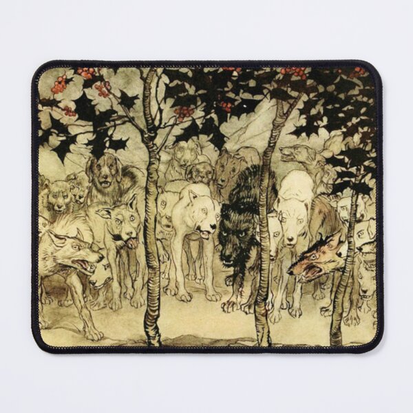 Item preview, The Enchanted Cave of Cesh Corran - Irish Fairy Tales - Arthur Rackham designed and sold by forgottenbeauty.
