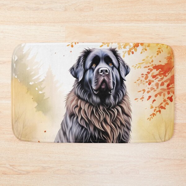 Item preview, Newfoundland Dog In Autumn designed and sold by TheAnimalZ00.
