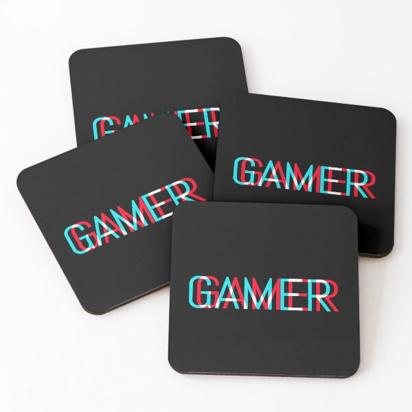 Item preview, Gamer print with Gamer written in glitch retro style designed and sold by farhanhafeez.