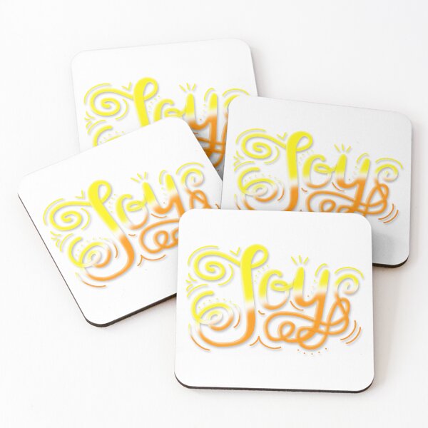 Item preview, Joy Hand Lettering Maverique Pride Yellow Orange designed and sold by JoyfulJen.
