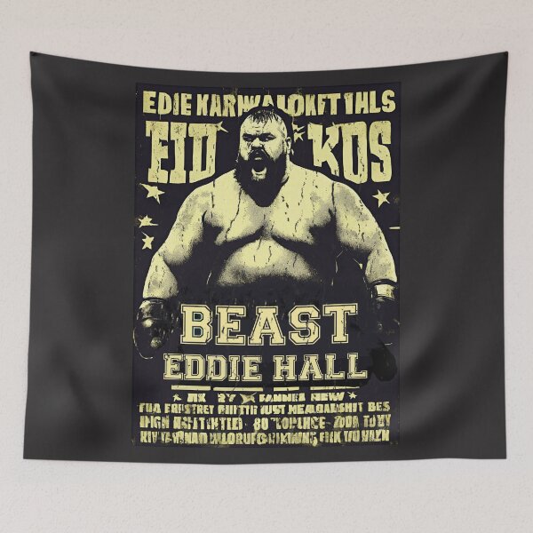 Artikelvorschau, Vintage Ed Hall Strongman - Eddie Hall Meme Knockout Beast Boxing Day entworfen und verkauft von FociCreate.