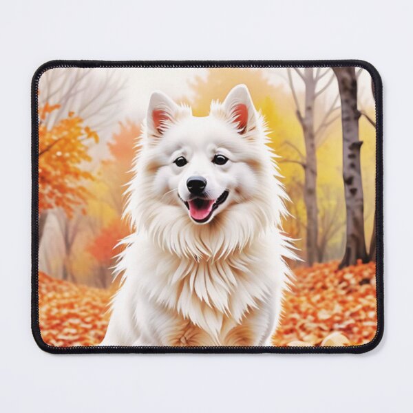 Item preview, American Eskimo Dog In Autumn designed and sold by TheAnimalZ00.
