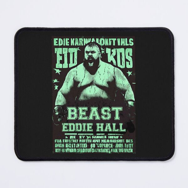 Item preview, Vintage Neon Eddie Hall Strongman Ed Hall Strongman Boxing Cyberpunk designed and sold by FociCreate.