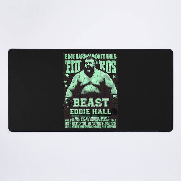 Item preview, Vintage Neon Eddie Hall Strongman Ed Hall Strongman Boxing Cyberpunk designed and sold by FociCreate.