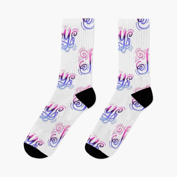 Item preview, Joy Hand Lettering Omnisexual Pride Pink Purple Blue designed and sold by JoyfulJen.