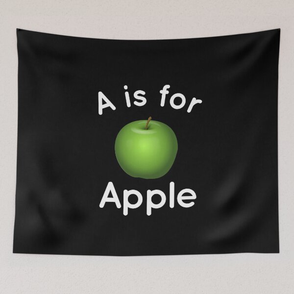 Item preview, A is for Apple - Toddler Kindergarten Preschool Teacher designed and sold by farhanhafeez.
