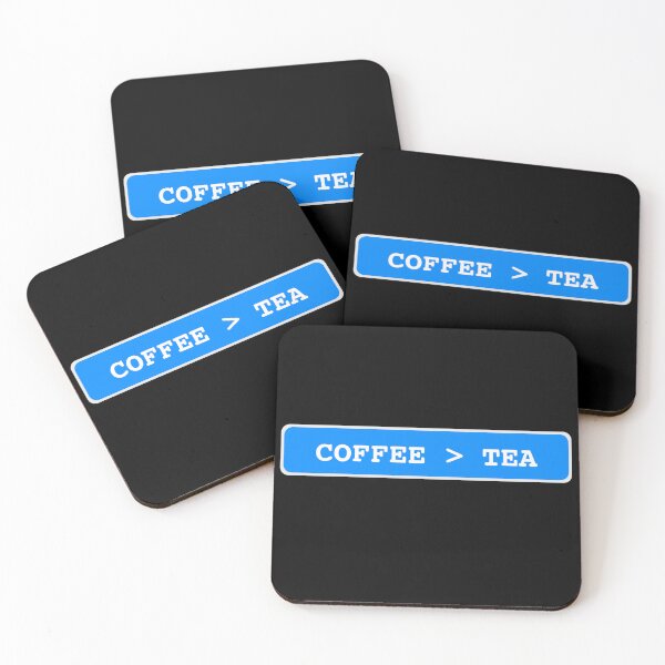Item preview, Coffee is Greater Than Tea - Coffee Lover - Coffee Party designed and sold by farhanhafeez.