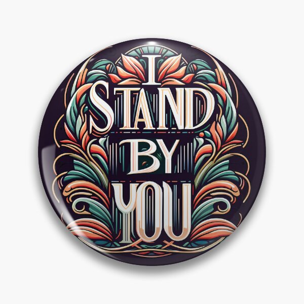Item preview, I Stand by You, typography designed and sold by maxmaj.