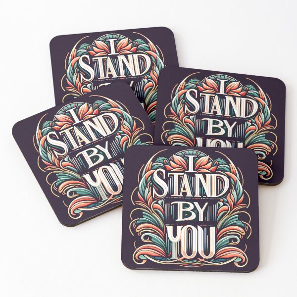 Item preview, I Stand by You, typography designed and sold by maxmaj.