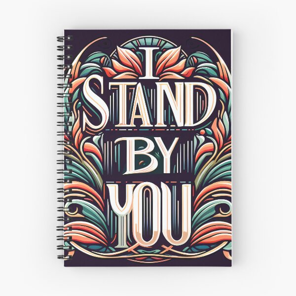 Item preview, I Stand by You, typography designed and sold by maxmaj.