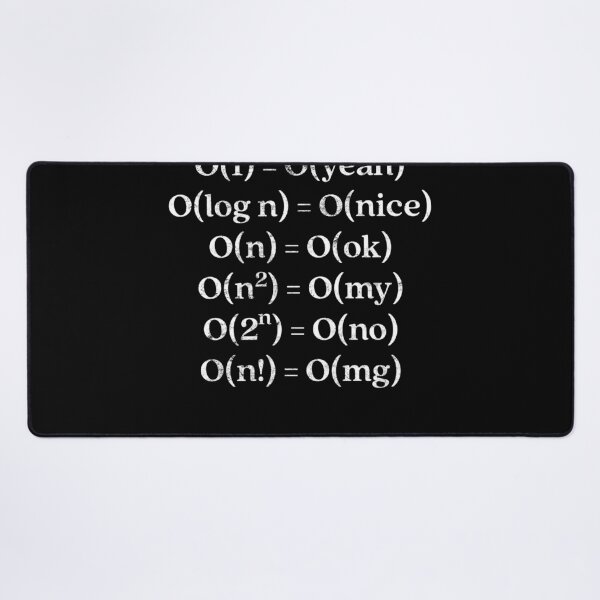 Item preview, Funny programming graphic Alternative Big O Notation design designed and sold by farhanhafeez.