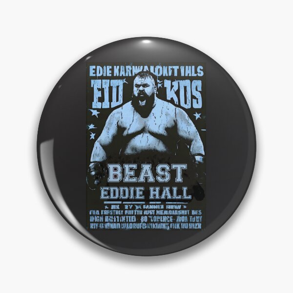 Item preview, Vintage Aquamarine Ed Hall Strongman Eddie Hall Boxing King designed and sold by FociCreate.