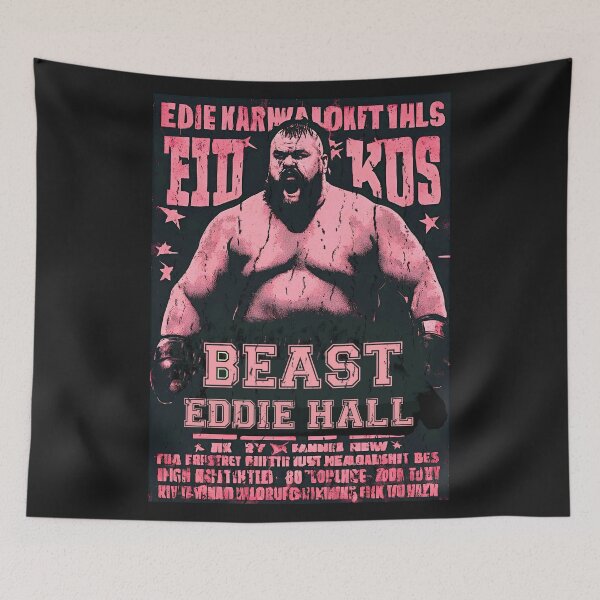 Item preview, Vintage Ruby Red Eddie Hall Strongman Ed Hall Strongman Boxing Game For Brother designed and sold by FociCreate.