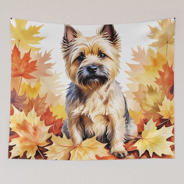 Artikelvorschau, Cairn Terrier im Herbst entworfen und verkauft von TheAnimalZ00.