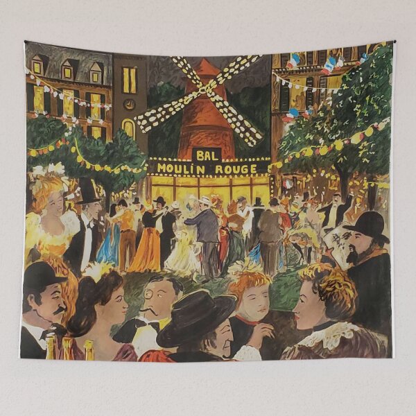 Item preview, guy buffet signed limited edition moulin rouge lithograph designed and sold by briggsapolo.