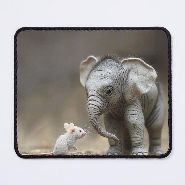 Item preview, Tiny Elephant Meets a Mouse designed and sold by Samuelsboro.