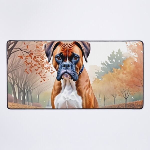 Item preview, Boxer Dog In Autumn designed and sold by TheAnimalZ00.