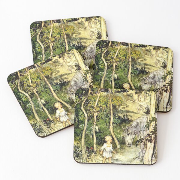 Item preview, The Boyhood of Fionn - Irish Fairy Tales - Arthur Rackham designed and sold by forgottenbeauty.