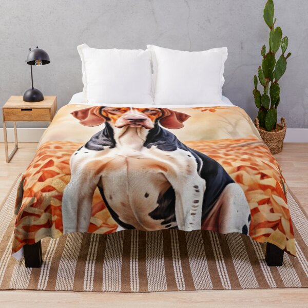 Item preview, American English Coonhound In Autumn designed and sold by TheAnimalZ00.
