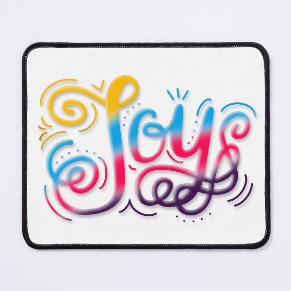 Item preview, Joy Hand Lettering Polyamory Pride Blue Red Purple Gold White designed and sold by JoyfulJen.
