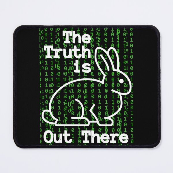 Item preview, The Truth Is Out There White Rabbit Matrix designed and sold by LivingRoomZoo.