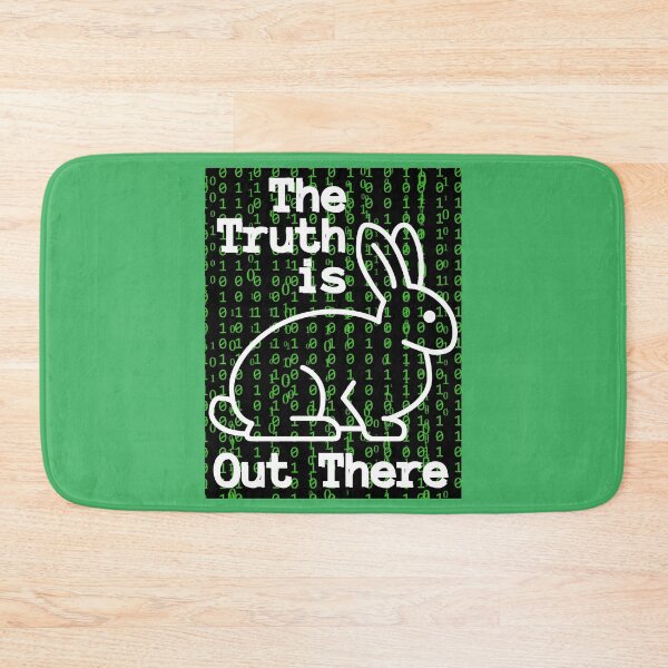 Item preview, The Truth Is Out There White Rabbit Matrix designed and sold by LivingRoomZoo.