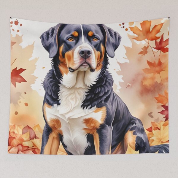 Item preview, Appenzeller Sennenhund In Autumn designed and sold by TheAnimalZ00.