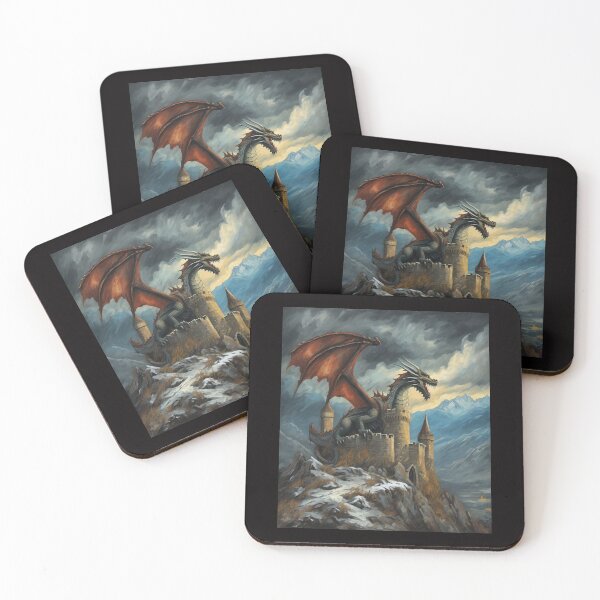 Item preview,  "Dragon's Reign: A Majestic Encounter" designed and sold by Artisticanvas.