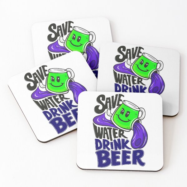 Item preview, Save Water Drink Beer Funny Drinking Quote designed and sold by TheArtOfPat.