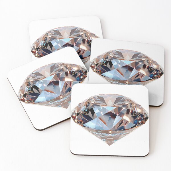 Item preview, Faceted Diamond Gemstone Crystal designed and sold by meganohm.