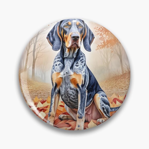 Item preview, Bluetick Coonhound In Autumn designed and sold by TheAnimalZ00.