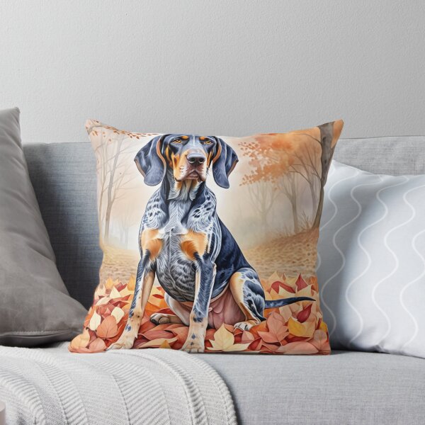Item preview, Bluetick Coonhound In Autumn designed and sold by TheAnimalZ00.