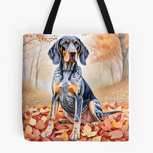 Item preview, Bluetick Coonhound In Autumn designed and sold by TheAnimalZ00.