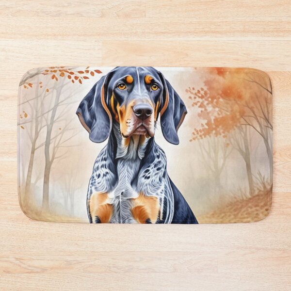 Item preview, Bluetick Coonhound In Autumn designed and sold by TheAnimalZ00.