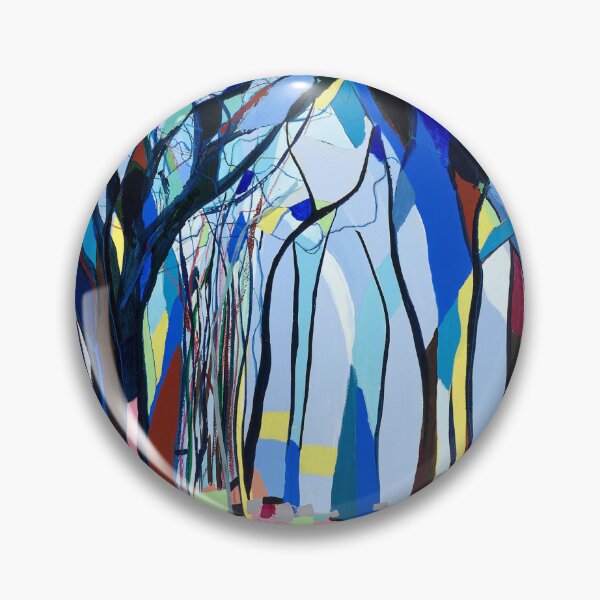 Item preview, Abstract Forest of Blue Trees designed and sold by leahgay.