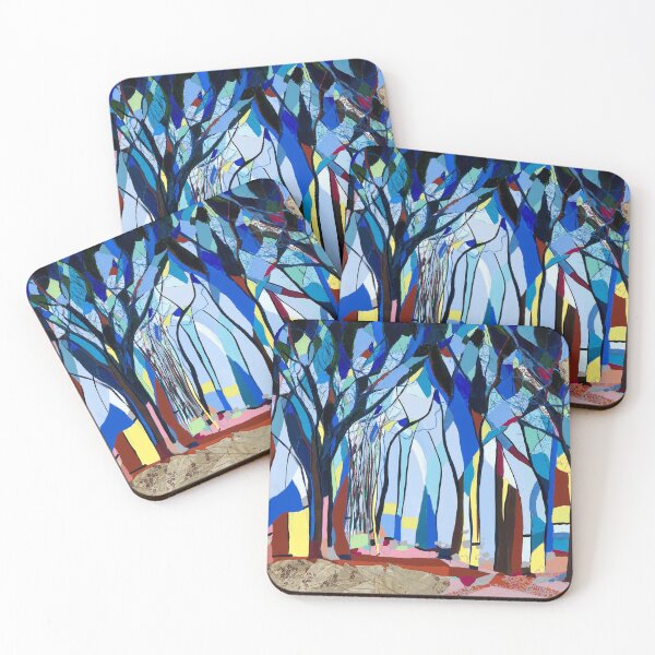 Item preview, Abstract Forest of Blue Trees designed and sold by leahgay.