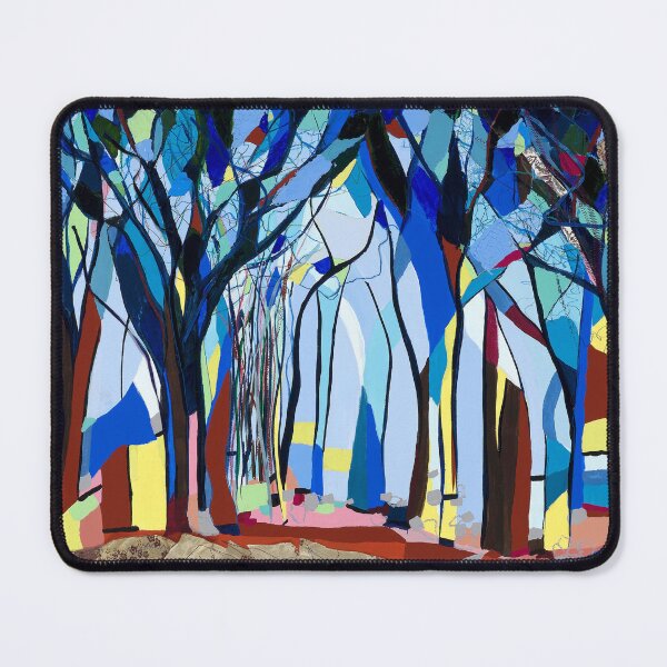 Item preview, Abstract Forest of Blue Trees designed and sold by leahgay.